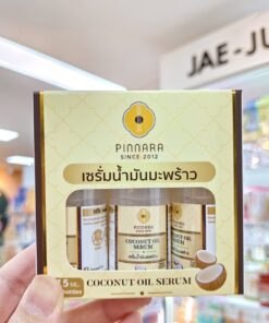 Pinnara coconut oil serum พิณนารา เซรั่มมะพร้าว 15mlx3pcs