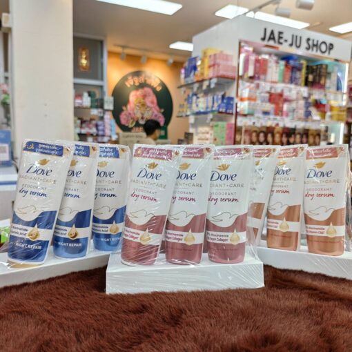 Dove radiant+care deodorant dry serum โดฟ ครีมทารักแร้  40mlx3pcs