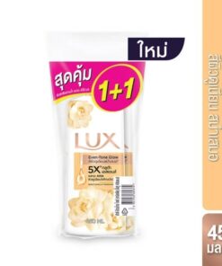 LUX even-tone glow bodywash สีผิวดูเนียนสม่ำเสมอ 450mlx2pcs