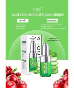 Aria aloevera and guto kola serum อา รี อา อโลเวล่า แอนด์ กูโต โคล่า เซรั่ม 30ml.