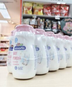 Kodomo baby powder โคโดโม แป้งเบบี้ชมพู 50gx12pcs