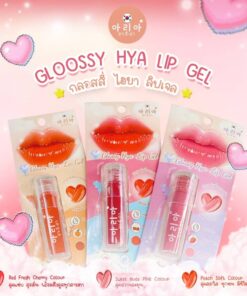 Aria glossy hya lip gel scent อา รี อา กลอสซี่ ไฮยา ลิปเจล  4ml.