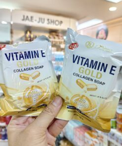 Perfect skin lady vitamin e gold collagen soap 80g.
