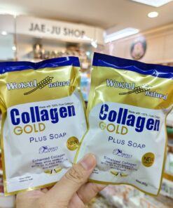 Perfect  skin lady wokali natural collagen gold plus soap 80g.