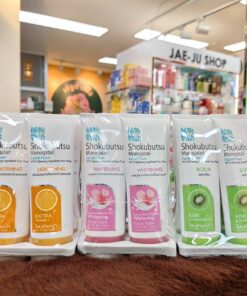 Shokubutsu monogatari facial foam โชกุบุสซึโมโนกาตาริ โฟมล้างหน้า3สูตร 100gx6pcs