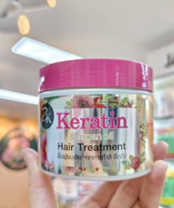 Zilkopf hair treatment keratin&argan oil ซิลคอปฟ์ แฮร์ทรีทเมนท์ รีแพร เคราติน&อาร์แกน 300ml.