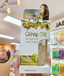 Zilkopf olive oil&argan oil hair serum ออยล์ แฮร์ เซรั่ม 50ml.