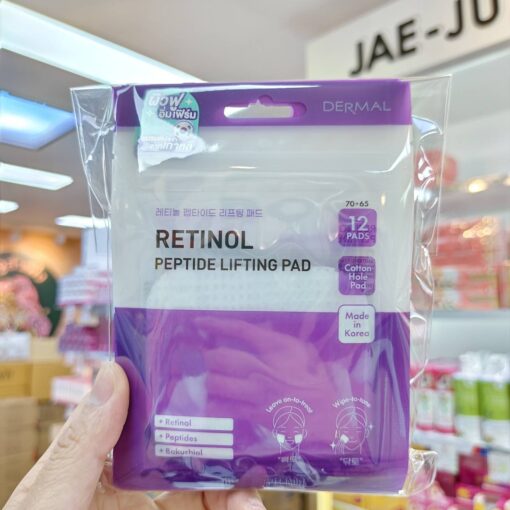 Dermal retionl peptide lifting pad