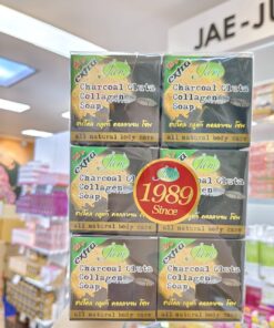 .Jam charcoal gluta collagen soap