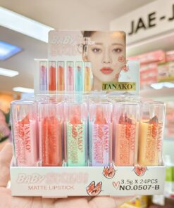 NO.0507-B Tanako baby skin matte lipstick 3.5gx24pcs