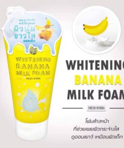 DR.P Whitening banana milk foam with hyaluron ไวเทนนิ่งโฟมนมกล้วยผสมไฮยาลูรอน 100ml