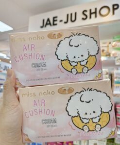Miss nako air cushion cream มิส นาโกะ แอร์ คูชชั่น ครีม กล่องชมพู 13ml./set