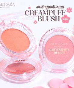 NO.N401 Nee cara creampuff blush นี คารา บี คัลเลอร์ฟูล ครีมพัฟ บลัช 4.5g