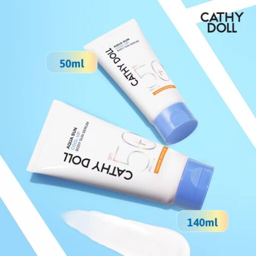 Cathy doll aqua sun cool up body sun serum spf50+ pa++++ 50ml. (Blue)