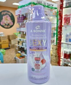 A bonne healthy glow+niacinamide sexy essence lotion เอ บอนเน่ เฮลตี้ โกลว์ พลัส ไนอะซินาไมด์ เซ็กซี่ เอสเซ้นซ์ โลชั่น 500ml.