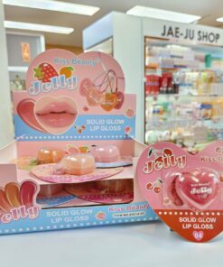 NO.83214-03 Kiss Beauty Jelly Solid Glow Lip Gloss 1g