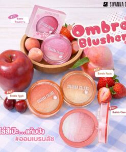 HF572 Sivanna colors ombre blusher ซีเวนน่า คัลเลอร์ส ออมเบธ บลัชเชอร์ 15g.
