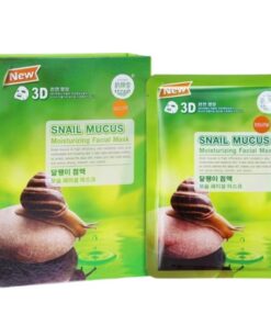Jl006Ss EAST SKIN Snail Mucus moisturizing 3D facial mask อิส-สกิน มาส์ค หอยทาก 38mlx10pcs