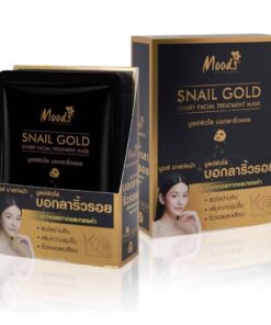 MO044 Moods Skincare Snail Gold มูดส์ มาส์ค หอยทากทองคำ 38mlx10pcs