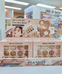 MC 5068 Mila color garden bear eyeshadow palette มิลา คัลเลอร์ การ์เด้น แบร์ อายแชโดว์ 12gx12pcs