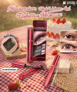 HF219 Sivanna colors masterpiece high volume and defintion mascara ซีเวนน่า คัลเลอร์ส มาสเตอร์พีช ไฮ วอลลุ่ม แอนด์ เดฟฟินิชชั่น 7g.