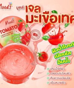 Moods tomato moisturizing&soothing gel มูดส์ โทเมโท้ มอยซ์เจอร์ไรซิ่ง แอนด์ สูทติ้ง เจล 300ml.
