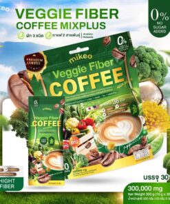 Mikeo veggie fiber coffee 0% mix plus 30sachets