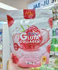 Manee gluta collagen plus brand 0% sugar added มณี กลูต้า คอลลาเจน พลัส 10gx20pcs
