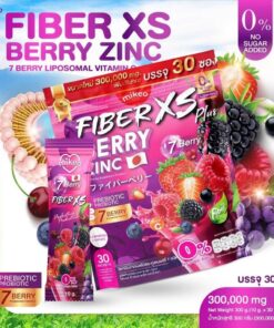 Mikeo fiber xs plus berry zinc 7 berry 10gx30pcs
