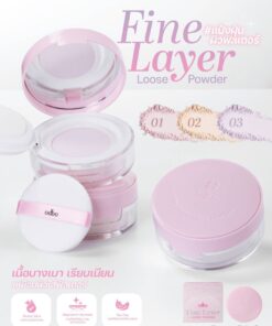 OD6014 odbo fine layer loose powder โอดีบีโอ ไฟน์ เลเยอร์ ลูส พาวเดอร์ มี3สูตร 5g