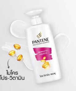 Pantene pro-vitamin shampoo 380ml สีชมพู