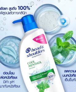 Head&shoulders เฮด แอนด์ โชว์เดอร์ คูล เมนทอล #cool menthol 370ml