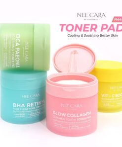 Nee cara be coloreul toner pad นี คารา บี คัลเลอร์ฟูล โทนเนอร์ แพด (70pcs) 140ml