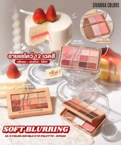 EYESHADOW 12 COLOR BLUSH + CONTOURING + HIGHLIGHTER