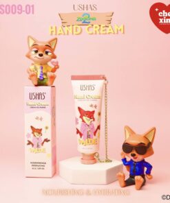 ushas hand cream crema de mano ยูสซาส แฮนด์ครีม สีชมพู 45g