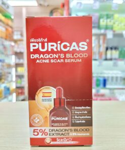 Puricas dragon's blood acne scar serum เซรั่มบำรุงผิวหน้า ของคนมีรอยสิว 7mlx6pcs