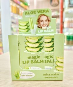MO-1243 Miss nako aloe vera magic lip balm มิส นาโกะ เมจิ ลิปบาล์ม 4.4g