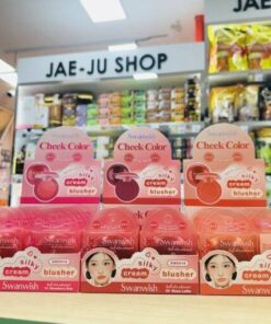 SW5016# 1-3 Swanwish cheek color soft&natural silky cream blusher 3.3g