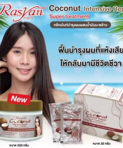Rasyan isme coconut intensive pepair super treatment ราสยาน ทรีทเม้นท์มะพร้าวซอง 30mlx24pcs