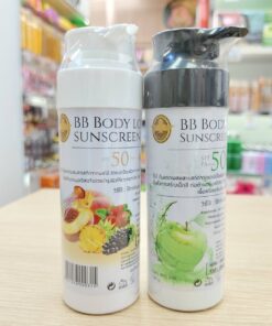 Arbutina bb body lotion sunscreen spf 50pa+++160g อาร์บูติน่า บีบี