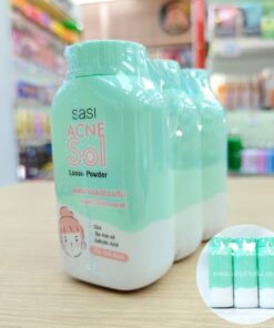 01. sasi acne sol loose powder ศศิ แป้งแอคเน่ โซล ลูส พาวเดอร์ 50g