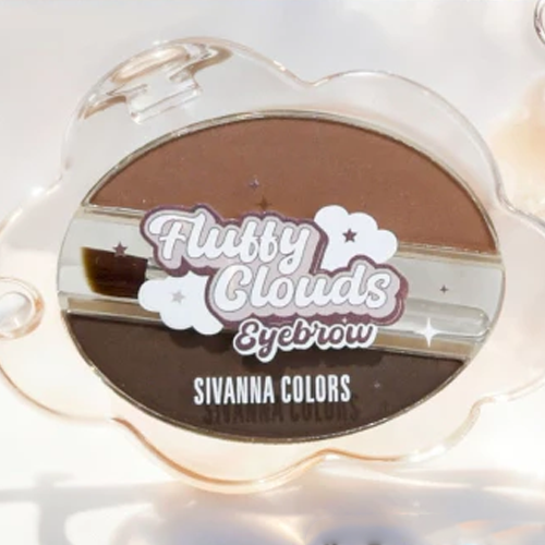 HF236 Sivanna colors fluffy clouds eyebrow ฟลัฟฟิ คลาวส์ อายบราว  0.9gx2 - 02.Natural