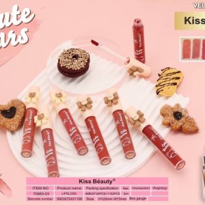 Kiss Beauty Cute Bears Velvet Lipgloss X BOX