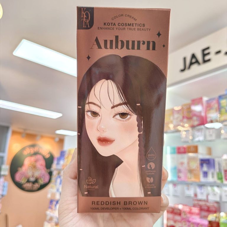 Kota cosmetice  โคทา คอสเมติก คัลเลอร์ ครีม สีผม100ml. - 04.Reddish brown