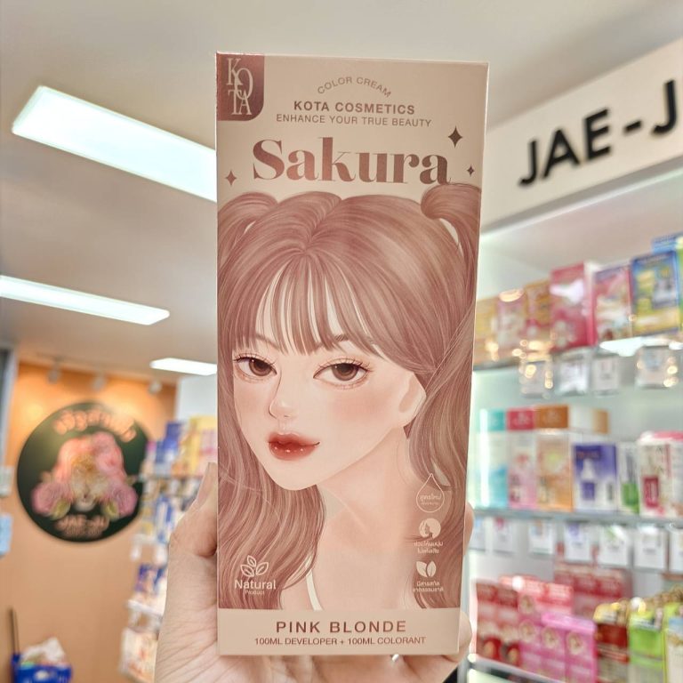 Kota cosmetice  โคทา คอสเมติก คัลเลอร์ ครีม สีผม100ml. - 12.Pink blonde