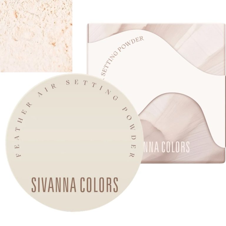 HF826 Sivanna colors feather air setting powder ซีเวนน่า คัลเลอร์ แป้งฝุ่น 9g. - 01.IVORY WHITE