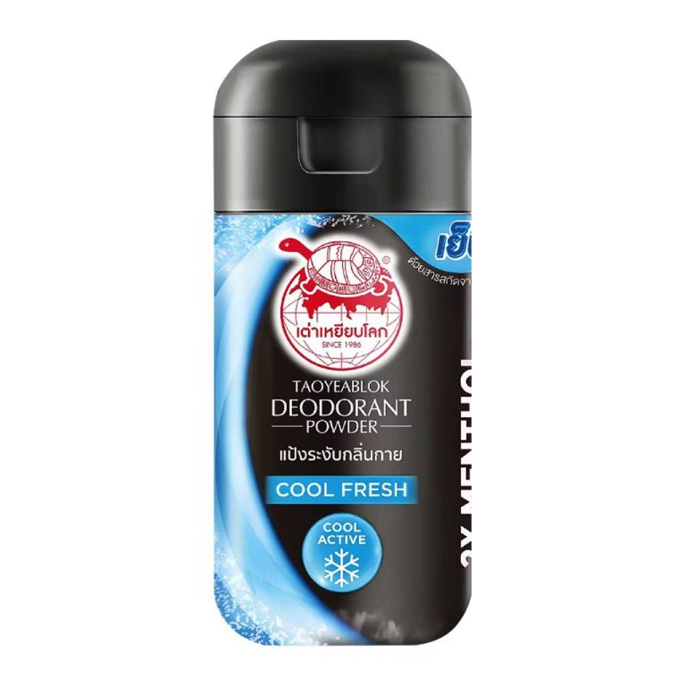 Taoyeablok deodorant powder แป้งจับเต่าระงับกลิ่นกาย  22กรัม - Cool fresh