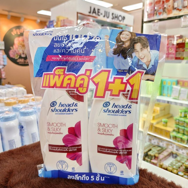 Head&shoulders anti-dandruff shampoo  แชมพู เฮด แอน โชว์เดอร์  370ml.x2pcs - 01.smooth&silky