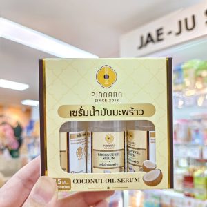 Pinnara coconut oil serum พิณนารา เซรั่มมะพร้าว 15mlx3pcs