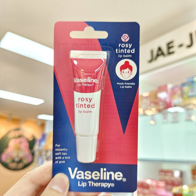 Vaseline lip therapy  lip balm วาสลีน ลิปบาล์ม  2สูตร 10g. - 02.หลอดสีแดง